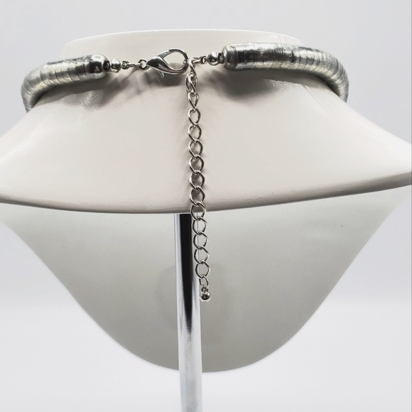 Chunky Multi Strand Beaded Statement Necklace - Picture 3 of 4